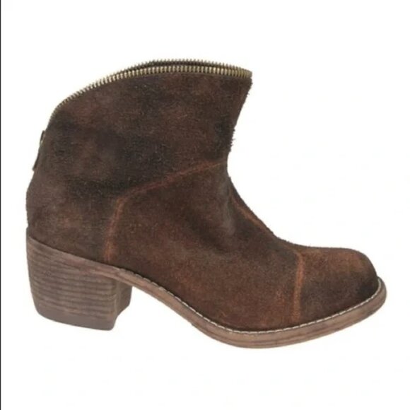Joe’s Jeans size 8.5 Flavia Brown Espresso Suede Ankle Boots - Picture 1 of 14